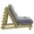 Canapea futon cu saltea, 80x206x11 cm, lemn de pin tratat GartenMobel Dekor