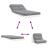 Canapea futon cu saltea, alb, 90x206x11 cm, lemn masiv de pin GartenMobel Dekor