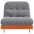 Canapea futon cu saltea, maro, 90x206x11 cm, lemn masiv de pin GartenMobel Dekor