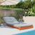Canapea futon cu saltea, maro, 90x206x11 cm, lemn masiv de pin GartenMobel Dekor