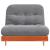 Canapea futon cu saltea, maro, 100x206x11 cm, lemn masiv de pin GartenMobel Dekor