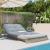 Canapea futon cu saltea, 100x206x11 cm, lemn de pin tratat GartenMobel Dekor