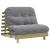 Canapea futon cu saltea, 100x206x11 cm, lemn de pin tratat GartenMobel Dekor