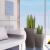 Ghiveci decorativ de flori, Prosperplast, Rato, imitatie ratan, patrat, cafeniu, 32.5x32.5x61 cm GartenVIP DiyLine