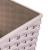 Ghiveci decorativ de flori, Prosperplast, Rato, imitatie ratan, patrat, cafeniu, 32.5x32.5x61 cm GartenVIP DiyLine