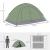 Cort camping, 2 persoane, cu geanta, verde, 206x185x120 cm GartenVIP DiyLine