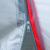 Cort camping, 5-6 persoane, material Oxford, impermeabil, cu copertina, geanta, gri si rosu, 455x230x180 cm GartenVIP DiyLine