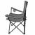 Scaun pliabil gradina, camping, pescuit, gri, cu suport pahar/sticla, husa, max 100 kg, 80x44x80 cm, Trizand GartenVIP DiyLine