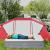 Saltea camping, gonflabila, cu pompa electrica incorporata, 220-240 V, PVC, gri si bej, 203x92x46 cm GartenVIP DiyLine