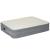 Saltea camping, gonflabila, cu pompa electrica incorporata, 220-240 V, PVC, gri si bej, 203x92x46 cm GartenVIP DiyLine