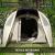 Cort camping, 4-5 persoane, impermeabil, cu vestibul, husa, kaki, 460x230x180 cm GartenVIP DiyLine