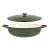 Oala de fonta emailata cu capac, maner din inox, verde, 5.5 L, Perfect Home GartenVIP DiyLine