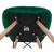 Set masa rotunda stil scandinav + 2 scaune Lago catifea verde, Artool, MDF negru si lemn, 60x72 cm GartenVIP DiyLine