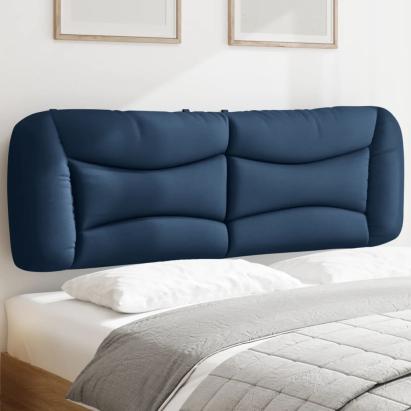 Pernă pentru tăblie de pat, albastru, 160 cm, material textil GartenMobel Dekor