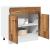 Dulap inferior cu sertar lemn vechi 80x46x81,5cm lemn prelucrat GartenMobel Dekor