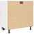 Dulap inferior cu sertar stejar artizanal, 80x46x81,5 cm, lemn GartenMobel Dekor