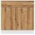 Dulap inferior cu sertar stejar artizanal, 80x46x81,5 cm, lemn GartenMobel Dekor