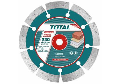 TOTAL - Disc debitare beton - 230mm (INDUSTRIAL) PowerTool TopQuality