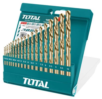 TOTAL - SET BURGHIU PENTRU METAL HSS: 19 BUC PowerTool TopQuality