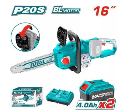 TOTAL - DRUJBA 16'' - LI-ION 40V (INCLUDE 2 ACUMULATORI + 1 INCARCATOR) PowerTool TopQuality