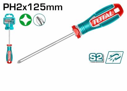 TOTAL - SURUBELNITA PHILLIPS- PH2 - 6.0MM - 125MM -(INDUSTRIAL) PowerTool TopQuality