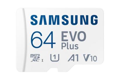 Card de memorie MicroSDXC Samsung EVO Plus 64GB, viteza citire 160MB/s SafetyGuard Surveillance