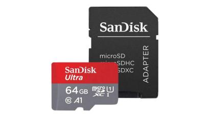 Card de Memorie Micro 64GB, clasa 10, include adaptor SD - SanDisk SDSQUAB-064G-GN6MA SafetyGuard Surveillance