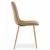 Set 4 scaune bucatarie/living, Artool, Lava, catifea, metal, maro, 45x55x86 cm GartenVIP DiyLine