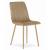 Set 4 scaune bucatarie/living, Artool, Lava, catifea, metal, maro, 45x55x86 cm GartenVIP DiyLine