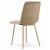 Set 4 scaune bucatarie/living, Artool, Lava, catifea, metal, maro, 45x55x86 cm GartenVIP DiyLine