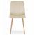 Set 4 scaune bucatarie/living, Artool, Lava, catifea, metal, bej deschis, 45x55x86 cm GartenVIP DiyLine