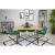 Set 4 scaune bucatarie/living, Artool, Nest, catifea, metal, verde si auriu, 47x53x73 cm GartenVIP DiyLine