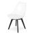 Set 4 scaune bucatarie/living, Artool, Mark, PP, lemn, transparent si negru, 49x43x82 cm GartenVIP DiyLine