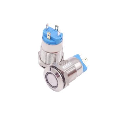 Buton din aluminiu 12V ,12mm Cod: TLB93A Automotive TrustedCars