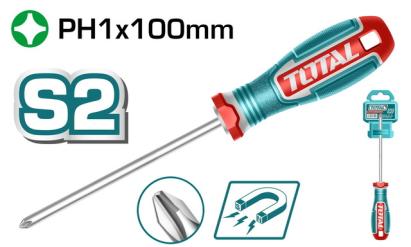 TOTAL - SURUBELNITA PHILLIPS- PH1 - 5.0MM - 100MM - S2 (INDUSTRIAL) PowerTool TopQuality