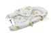 Baby Nest Somnart: Cosulet bebelusi + Salteluta 42x84x2 cm + Paturica 70x70 cm model Jungle Relax KipRoom