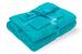 Set prosoape bumbac Somnart 600gsm de fata 50x90 cm + de corp 70x140 + de maini 30x50 cm, turcoaz Relax KipRoom