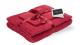 Set prosoape bumbac Somnart, 600gsm, de fata 50x90 cm + de corp 70x140 + de maini 30x50 cm - bordeaux Relax KipRoom