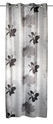 Draperie blackout, cu inele, Vegas Blackout, L135 x H245, gri Relax KipRoom