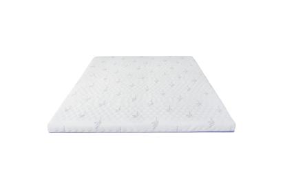 Topper cu spuma poliuretanica Superconfort Lavant 7 Zone 160x200, husa detasabila si lavabila, tratament lavanda, fermitate medie Relax KipRoom