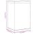 Cutie de prezentare, transparent, 22x18x35 cm, acril GartenMobel Dekor