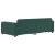 Pat de zi cu extensie și sertare verde închis 100x200cm catifea GartenMobel Dekor