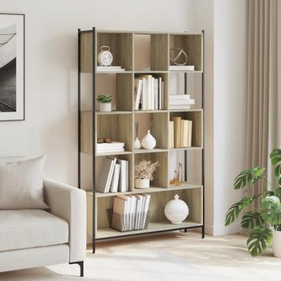 Bibliotecă, stejar sonoma, 102x28x172 cm, lemn prelucrat GartenMobel Dekor