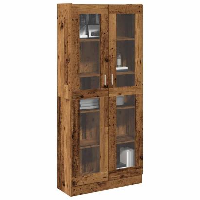 Dulap înalt, lemn vechi, 82,5x30,5x185 cm, lemn prelucrat GartenMobel Dekor