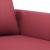 Canapea cu 2 locuri, roșu vin, 120 cm, material textil GartenMobel Dekor