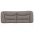 Pernă pentru tăblie de pat, gri taupe, 140 cm, material textil GartenMobel Dekor