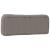 Pernă pentru tăblie de pat, gri taupe, 140 cm, material textil GartenMobel Dekor