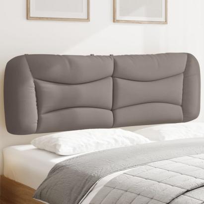 Pernă pentru tăblie de pat, gri taupe, 160 cm, material textil GartenMobel Dekor