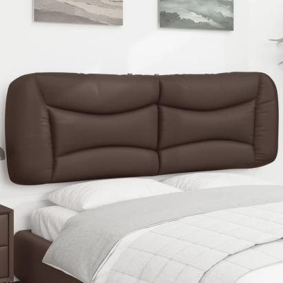 Pernă pentru tăblie pat, maro, 160 cm, piele artificială GartenMobel Dekor