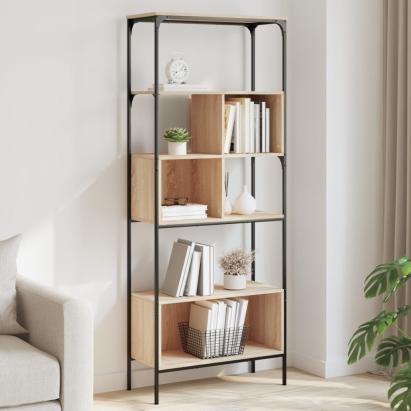 Bibliotecă cu 5 niveluri, stejar sonoma, 76x33x188,5 cm, lemn GartenMobel Dekor